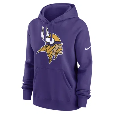 Nike Minnesota Vikings Club  Women's Nfl Pullover Hoodie In Blue