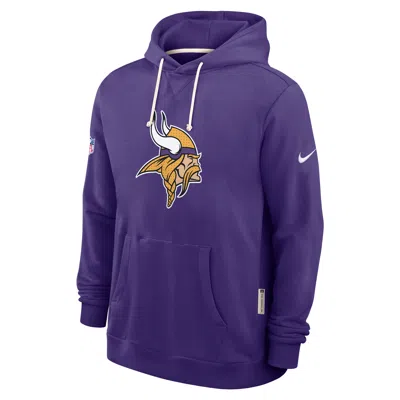 Nike Purple Minnesota Vikings Sideline Standard Issue Initial Home Dri-fit Hoodie