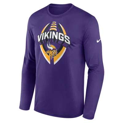 Nike Minnesota Vikings Legend Icon  Men's Dri-fit Nfl Long-sleeve T-shirt In Blue