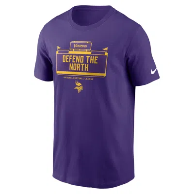 Nike Minnesota Vikings Local Essential  Men's Nfl T-shirt In Purple