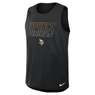 Nike Minnesota Vikings  Men's Dri-fit Nfl Tank Top In Black
