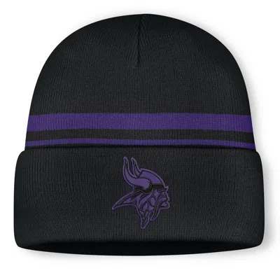 Nike Minnesota Vikings Primetime Utility  Men's Nfl Cuffed Beanie In Black