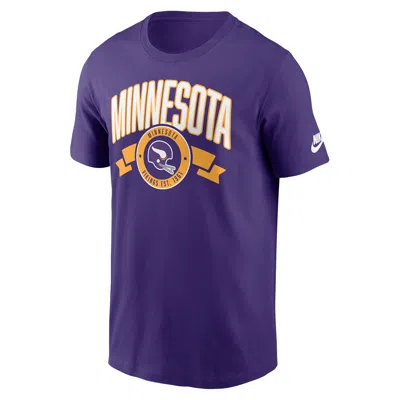 Nike Minnesota Vikings Rewind Front And Back Hit Essential  Men's Nfl T-shirt In Blue