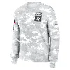 Nike Minnesota Vikings Salute To Service Edge Lockup  Women's Dri-fit Nfl Long-sleeve T-shirt In White