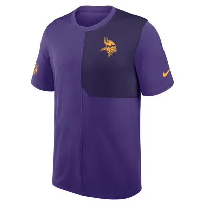 Nike Minnesota Vikings Sideline Coach  Men's Dri-fit Nfl Top In Gold