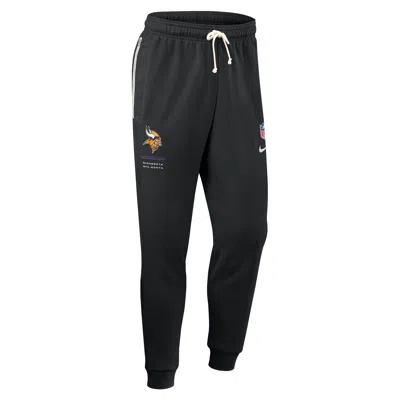 Nike Minnesota Vikings Sideline Standard Issue  Men's Dri-fit Nfl Taper Pants In Black