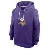 Nike Minnesota Vikings Sideline  Women's Dri-fit Nfl Pullover Hoodie In Purple