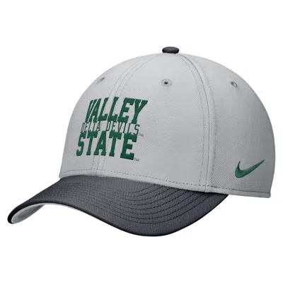 Nike Mississippi Valley State Universty Swooshflex  Unisex Dri-fit College Cap In Grey