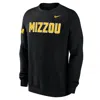 Nike Missouri Club Fleece  Men's College Crew-neck Sweatshirt In Black