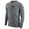 Nike Missouri  Men's College Long-sleeve T-shirt In Gray