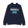 Nike-mlb Men's Hoodie Mlb Team Lettering Club Pullover Hoodie Seamar Midnight Navy