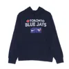 Nike-mlb Men's Hoodie Mlb Team Lettering Club Pullover Hoodie Torblu Midnight Navy