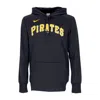 Nike-mlb Men's Hoodie Mlb Wordmark Therma Performance Pullover Hoodie Pitpir Black