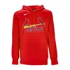 Nike-mlb Men's Hoodie Mlb Wordmark Therma Performance Pullover Hoodie Stlcar