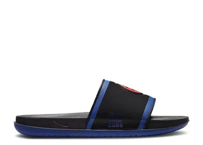 Nike Mlb X  Offcourt Slide 'chicago Cubs 2023' In Black