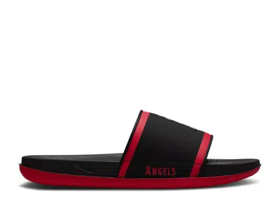 Nike Mlb X  Offcourt Slide 'los Angeles Angels' In Black