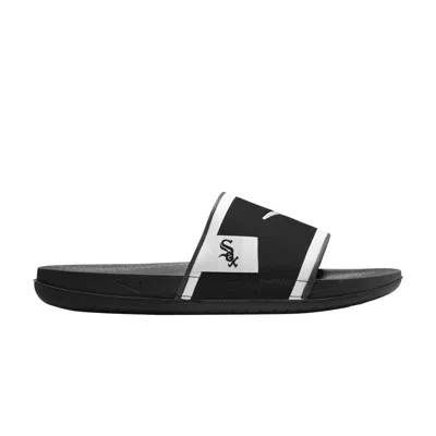Pre-owned Nike Mlb X Offcourt Slide 'chicago White Sox 2024' In Black