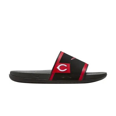 Pre-owned Nike Mlb X Offcourt Slide 'cincinnati Reds 2024' In Black