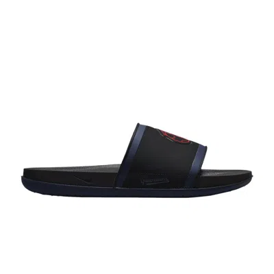 Pre-owned Nike Mlb X Offcourt Slide 'cleveland Guardians' In Black