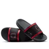 Nike Mlb X Offcourt Slide 'cleveland' In Black