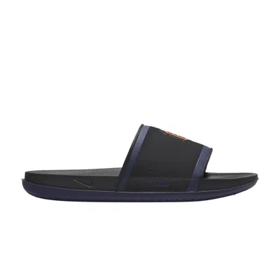 Pre-owned Nike Mlb X Offcourt Slide 'detroit Tigers' In Black