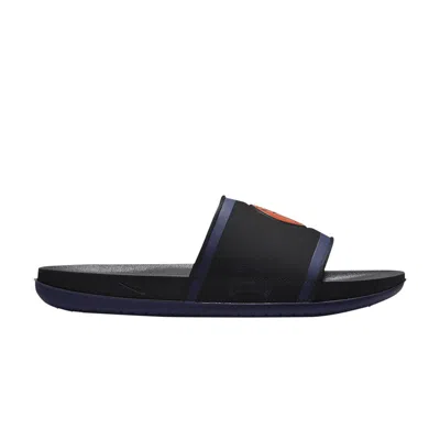 Pre-owned Nike Mlb X Offcourt Slide 'houston Astros' In Black