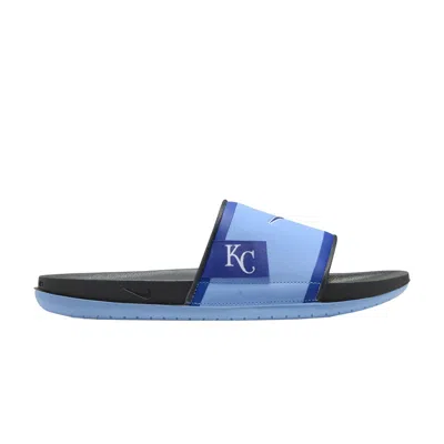 Pre-owned Nike Mlb X Offcourt Slide 'kansas City Royals' In Blue
