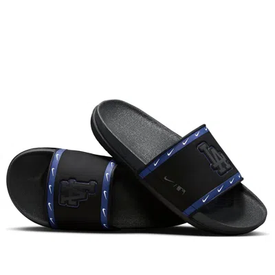 Nike Mlb X Offcourt Slide 'los Angeles Dodgers' In Black