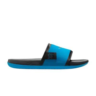 Pre-owned Nike Mlb X Offcourt Slide 'miami Marlins 2025' | Blue | Men's Size 13