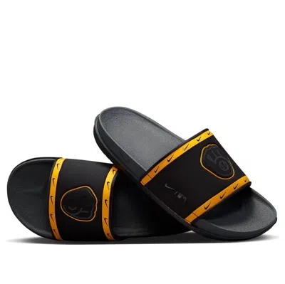 Nike Mlb X Offcourt Slide 'milwaukee Brewers' In Blue