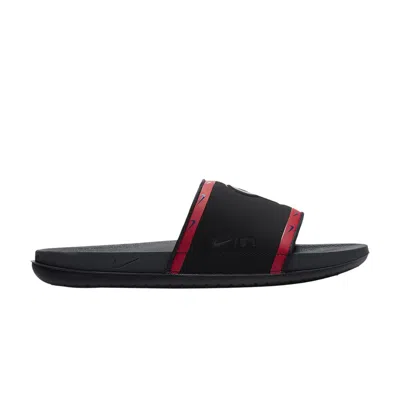 Pre-owned Nike Mlb X Offcourt Slide 'philadelphia Phillies' In Black