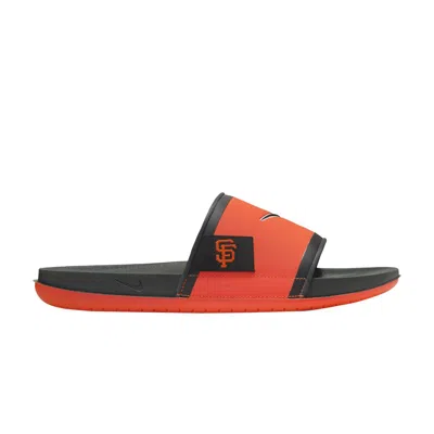 Pre-owned Nike Mlb X Offcourt Slide 'san Francisco Giants' In Orange
