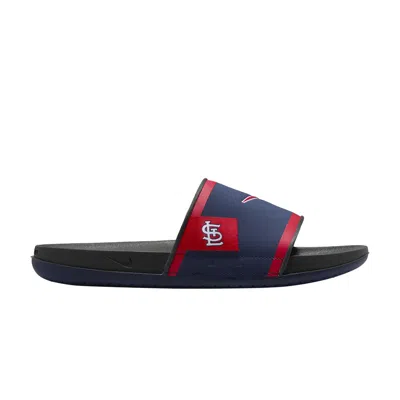 Pre-owned Nike Mlb X Offcourt Slide 'st. Louis Cardinals' In Blue