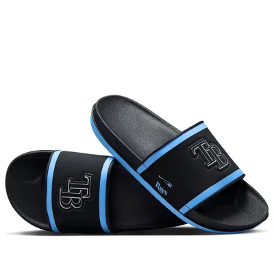 Nike Mlb X Offcourt Slide 'tampa Bay Rays' In Black
