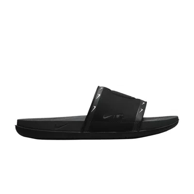 Pre-owned Nike Mlb X Offcourt Slide 'washington Nationals' | Black | Men's Size 13