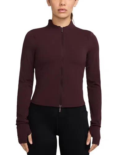 NIKE MOCK NECK LONG SLEEVE ZIP FRONT JACKET