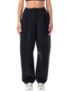 Nike High Waist Relaxed Fit Jogging Pants In Black