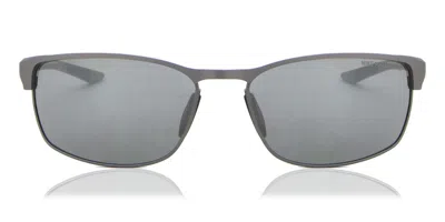 Nike Modern Metal Dz7364 918 Men's Sunglasses Silver Size 58 In Brown