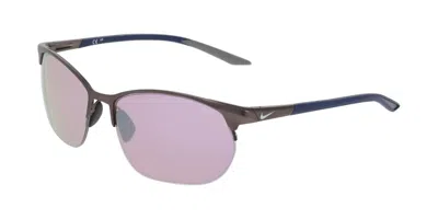 Nike Modern Metal Zone E Ih0912x 021 Men's Sunglasses Gunmetal Size 62 In Pink