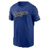 Nike Mookie Betts Los Angeles Dodgers 2024 World Series Champions Gold  Men's Mlb T-shirt In Blue