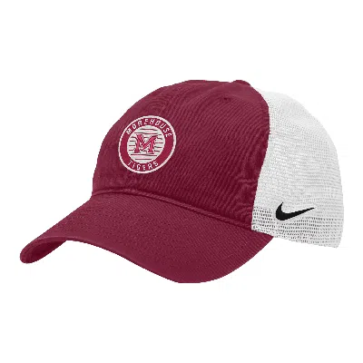 Nike Morehouse Heritage86  Unisex College Trucker Hat In Red