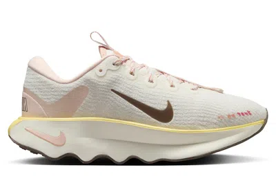 Pre-owned Nike Motiva Mink Brown (women's) Sneakers In Sail/washed Coral In Orange