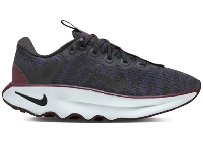 Pre-owned Nike Motiva Purple Ink (women's) Sneakers In Black/night Maroon/pure Platinum
