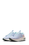 Nike Motiva Road Runner Walking Shoe In Glacier Blue/coral