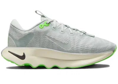 Pre-owned Nike Motiva (women's) Sneakers In Light Silver/green Strike/coconut Milk