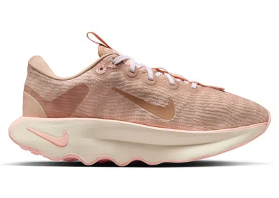 Pre-owned Nike Motiva (women's) Sneakers In Linen/washed Coral/coconut Milk