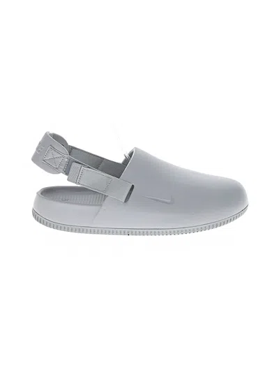 Pre-owned Nike Mule/clog In Gray
