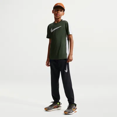 Nike Multi Big Kids' (boys') Dri-fit Knit Training Pants In Black