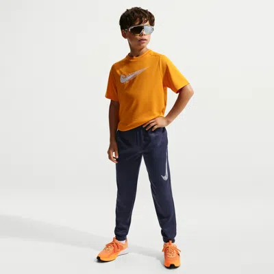 Nike Multi Big Kids' (boys') Dri-fit Knit Training Pants In Burgundy