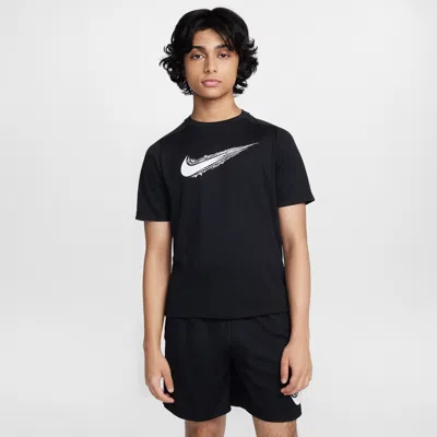 Nike Multi Big Kids' (boys') Dri-fit Short-sleeve Top In Black